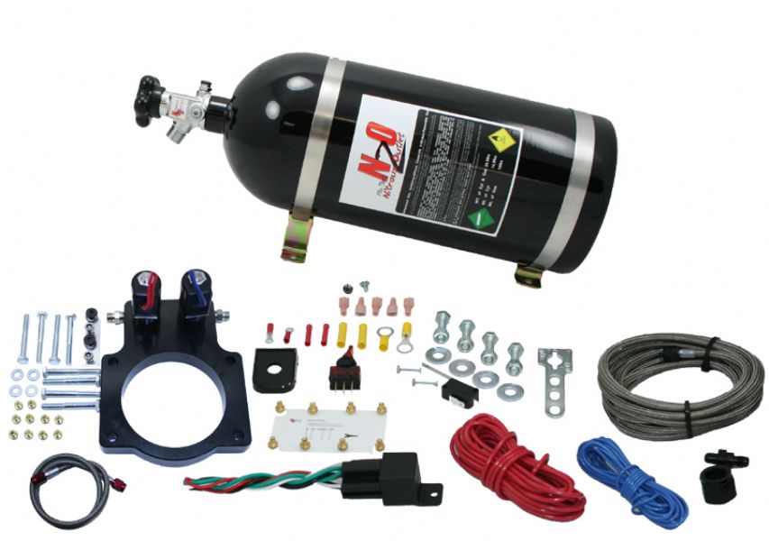 Nitrous Outlet 92mm LSX Plate System (With Solenoids & 10lb Bottle)