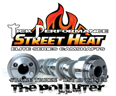 LS7 Tick Performance Stage 3 Polluter Street Heat CamshaftStage 1 Street Heat Camshaft