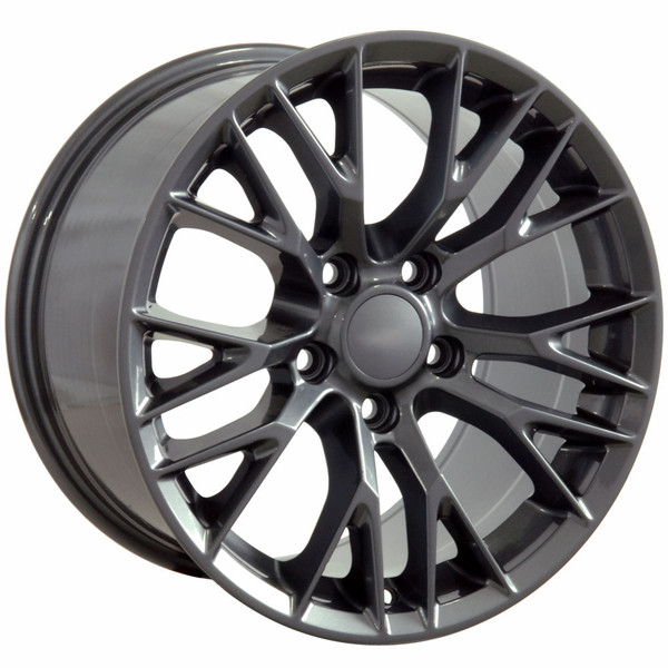 OE Wheels Corvette C7 ZO6 Replica Wheel - Gunmetal 17x9.5" (54mm Offset)