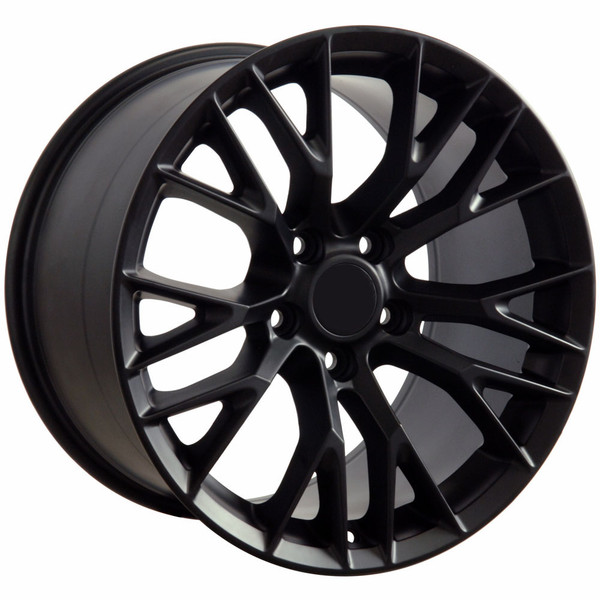 OE Wheels Corvette C7 ZO6 Replica Wheel - Matte Black 18x8.5" (56mm Offset) - Set of 4