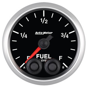 Autometer Elite Series 2 1/16" Fuel Level Programmable Gague - Empty - Full Range